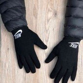 Мужские Перчатки Найк черные (22381)