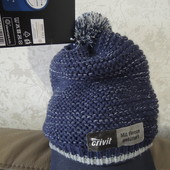 Очень красивая зимняя шапка для девочки Grivit
