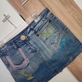 #59   Классная дизайнерская джинсовая юбка Armani. Море лотов. Читайте