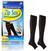Zip Sox компрессионные гольфы, носки для фиксации лодыжек чорные, размер L/XL