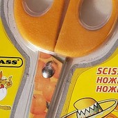 Ножницы "Class" 13см "Апельсин" с рисунком на лезвии