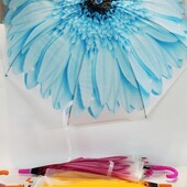 Удивительной красоты зонт-трость Цветок для модницы