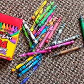 Разноцветные мелки Crayola набір 24 шт.