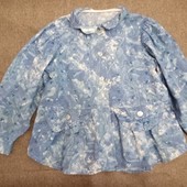 Хлопковая блузка , рост 116