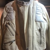 Кожа куртка-косуха в байкерском стиле H&M Studio, новая, сток.