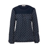 ☘ Жіноча блузка з довгими рукавами, темно-синя, Tchibo (Німеччина), р.: 44-46 (36/38 евро)
