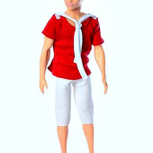Кукла Кен Солнечный мальчик в стильной одежде (30см)
