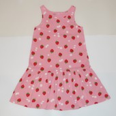 Платье-сарафан H&M 4-6лет/110-116см в ягодки