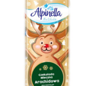 Шоколад молочний Alpinella з арахісом різдво 100гр. Польща