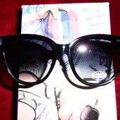Красивые солнцезащитные очки Gucci (реплика), дужка с глитером в цвете морской лазури