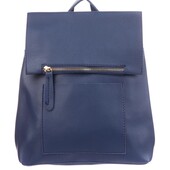 Удобный, крепкий и вместительный синий рюкзак