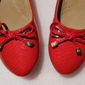 ® Kumir ➤ красивые лаковые туфли балетки под змеиную кожу 35-37