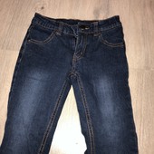 Тёплые джинсы для маленькой модницы 4/6 лет
