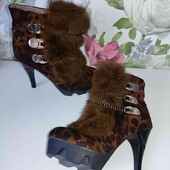ботинки леопард 35 размер