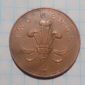 Монета Великобритании 2 пенса 1994