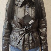 Жіноча демі куртка з металічним блиском. Розмір S, 42-44