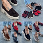 Швидка відправка! Жіночі туфлі, балетки, лофери натуральна шкіра/замша!