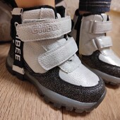 Зимові черевики для дівчинки 2022 clibee (розміри 22-27)