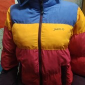 Очень тёплая зимняя куртка на девочку,рост 152-158см(см.замеры)
