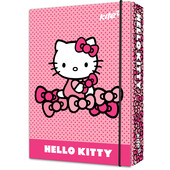 Папка для тетрадей на резинках Kite Hello kitty HK17-210, картон