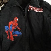 джинсовая детская куртка Disney - Spider-man для мальчиков