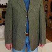 Пиджак мужской оливковый. Besonder. Германия. 48-50 размер.