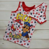Красивенный хлопковый комлект nickelodeon щенячий патруль р.110/116