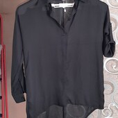 Шифонова рубашка / сорочка / блуза - розмір L.