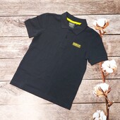 ❗️Новая♥️Фирменная футболочка поло Barbour♥️на юного байкера 8-9лет, 128-134см