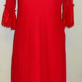 Распродажа ! Шикарное , нарядное платье , Selekan , Турция , Вискоза - 100 % , р . 48-52