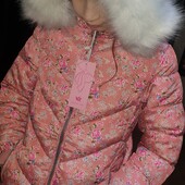 Куртка зимова на дівчинку 4, 10 р (128, 146см)