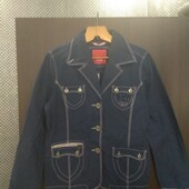 Фирменный женский коттоновый пиджак, р.XL
