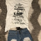 Стильні шорти та футболка розмір С