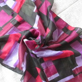 Шикарные стильные яркие шарф-платки натур. шелк . Один на выбор!