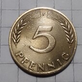 Монета Германії 5 пфенінгів 1950