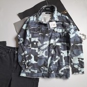 Missguided ветровка джинсовка в милитари расцветке р 36 сток