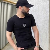 Футболки чоловічі з патріотичним принтом S