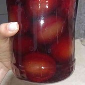 Сливи цілі (баночка 1.5 л)