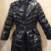 Шикарна тепла легенька куртка/пальто, р.140-146