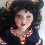 Неймовірно красива порцелянова лялька, бу, 40 см