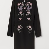 Платье с вышивкой H&M, р.34евро