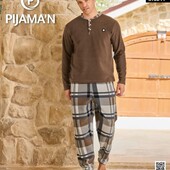 Піжами чоловічі флісові Теплі .Турція