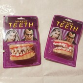 Багаторазові ікла вампіра для дітей Makeup teeth, зуби Дракули на вибір