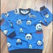 Джемпер, свитшот с пандами, кофточка