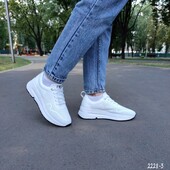 Жіночі шкіряні кросівки колір бiлий розміри 36-41