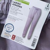 Esmara брендовые новые штаны джоггеры внутри начес цвет лаванда размер L евро 44/46