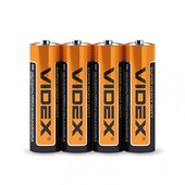 Батарейка сольова Videx R6PAA 4шт