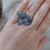 Стильное кольцо Бабочки