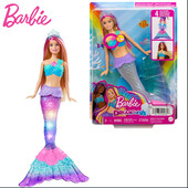 Барбі Русалка зі підсвіткою хвоста Mermaid Barbie with water-activated twinkle light-up tail