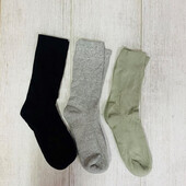 ♕Лот 1 пара♕ Шкарпетки з бавовни з махровою стопою Tchibo (Німеччина), розмір: 44-46,мікс